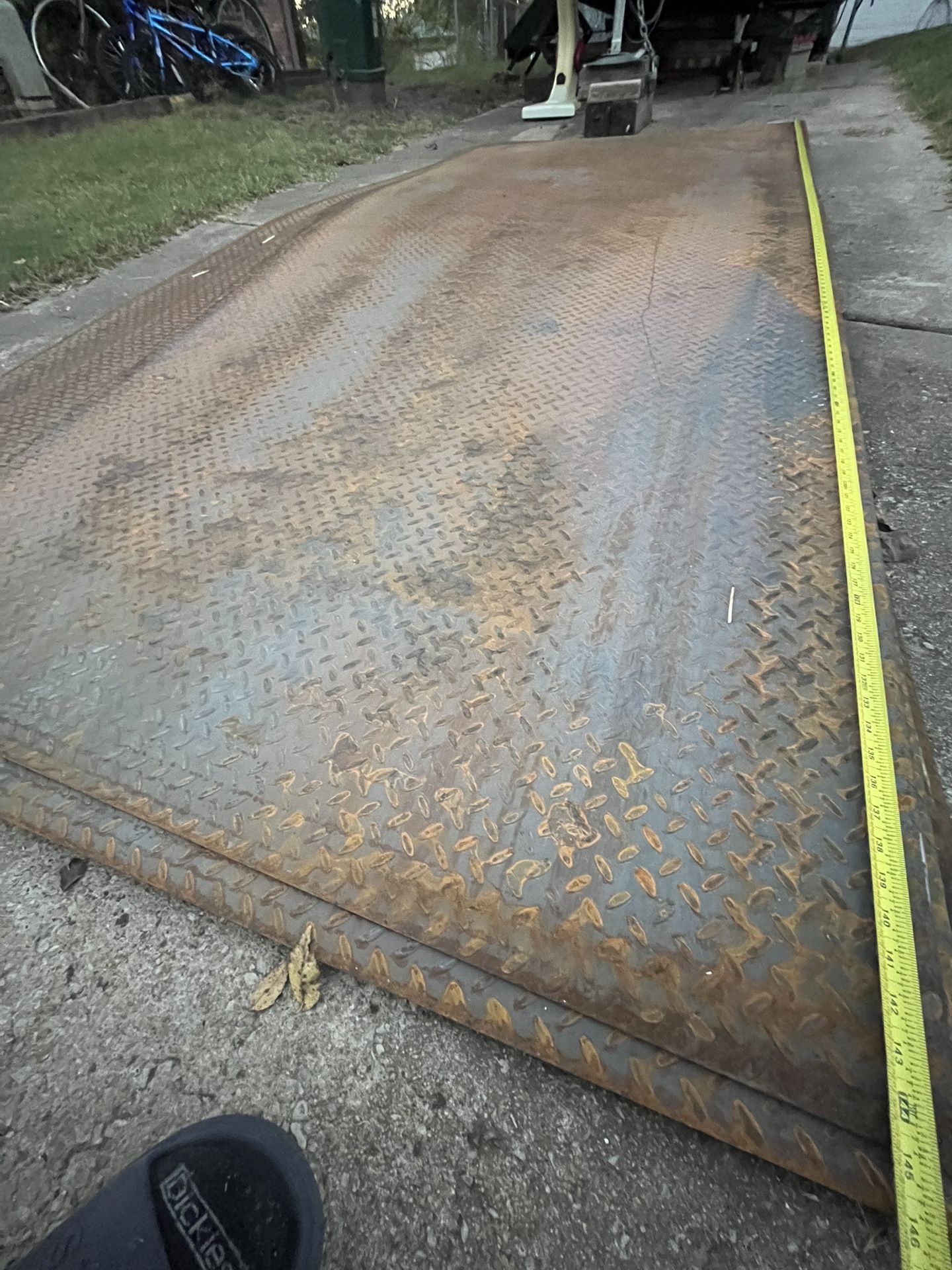 Diamond Steel Plate 5X12 3/16 Thick