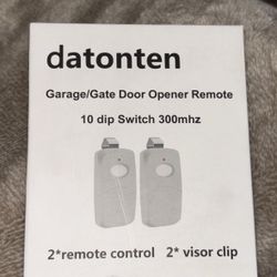 Datonten garage/gate opener remote