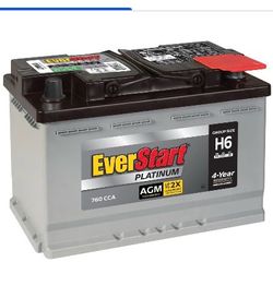 Ever start platinum AGM 12 V battery