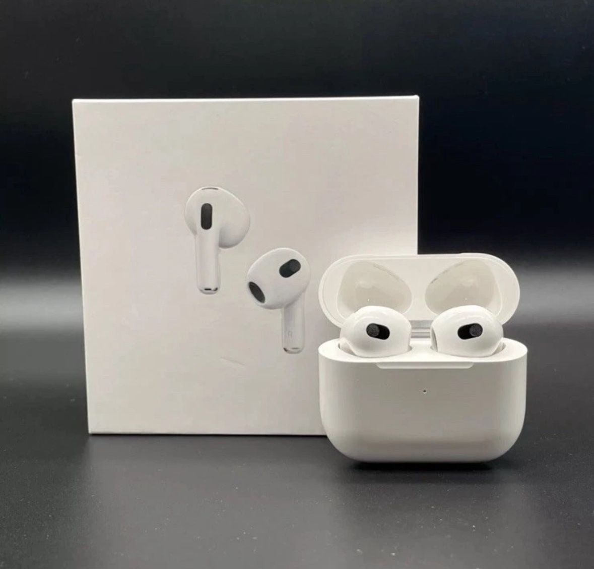 Apple 3rd Generation Bluetooth Headsets +Wireless Charging Box