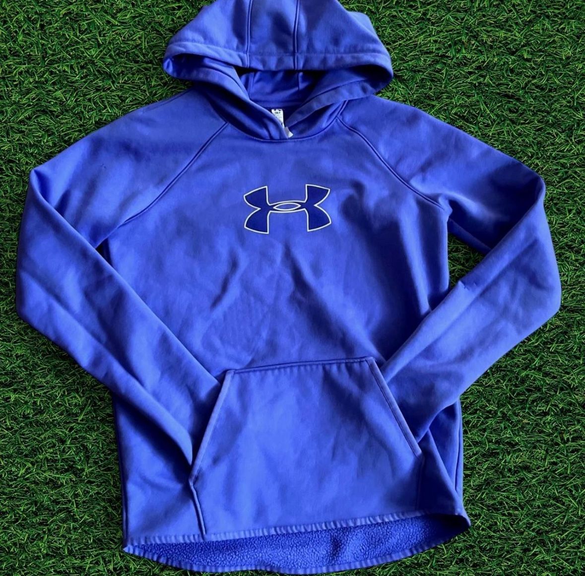 Under Armour blue pullover hoodie #hoodie