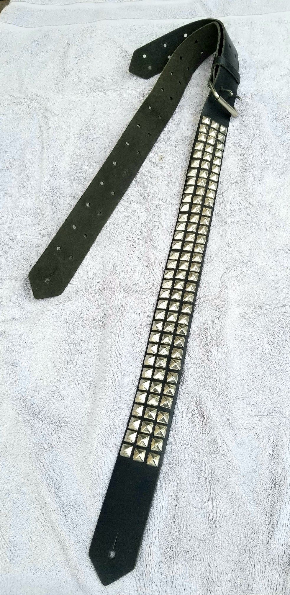 Vintage Heavy Metal Studded Guitar Strap