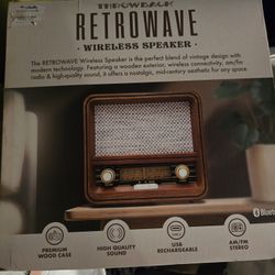retro wave wireless speaker