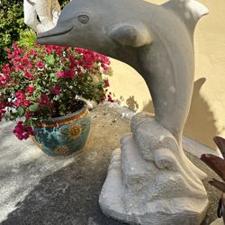 Dolphin Statue Fountain  Very Heavy 