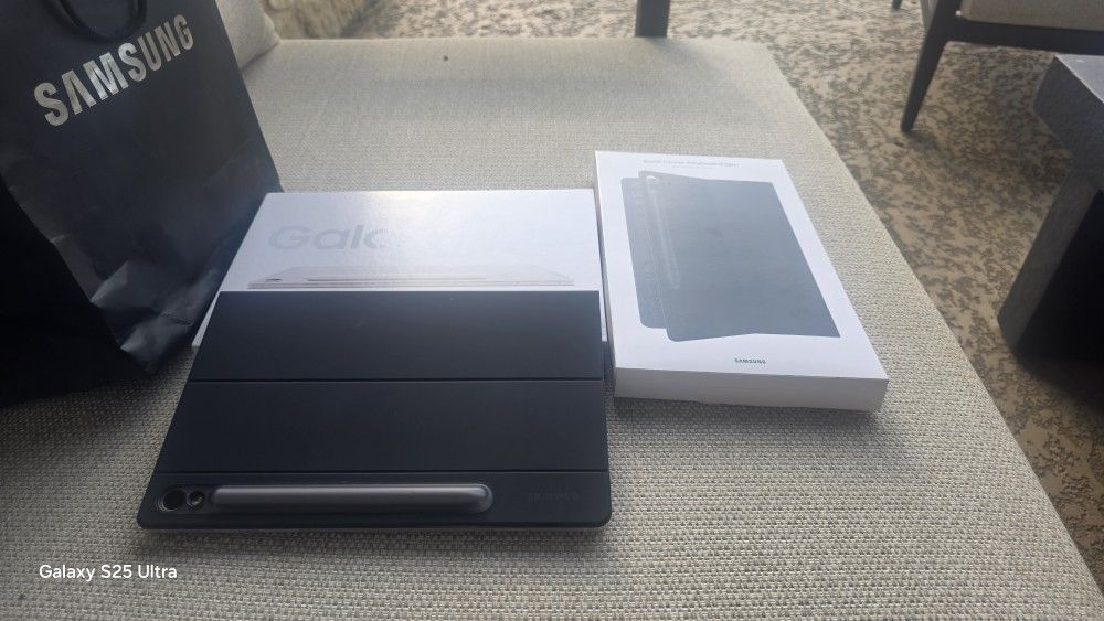 Samsung Galaxy Tab S9 (128GB, Beige) + Samsung Keyboard + BRAECN Kids Case – Excellent Condition!
