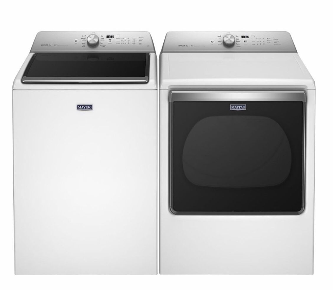 Maytag Bravos XL Washer and Gas Dryer