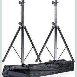 2 ACCU STAND speaker stands in a carry bag