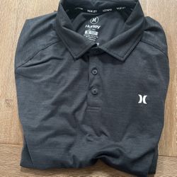 Hurley Polo Size M Dark Gray