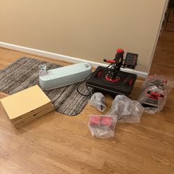 Cricket and heat press.