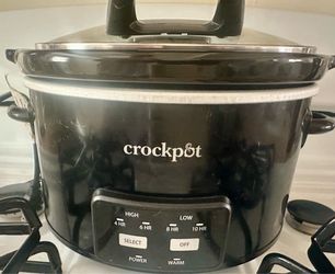 Crockpot works great! Has warm setting