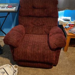 Red Rocking Recliner Chair