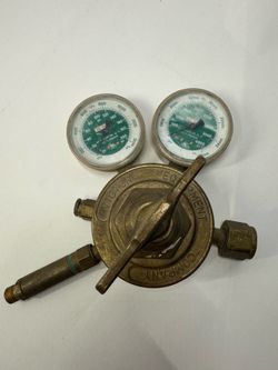 Victor equipment company oxygen gauge and regulator