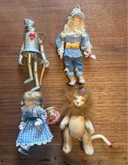 Wizard Of Oz Ornaments 6-8"