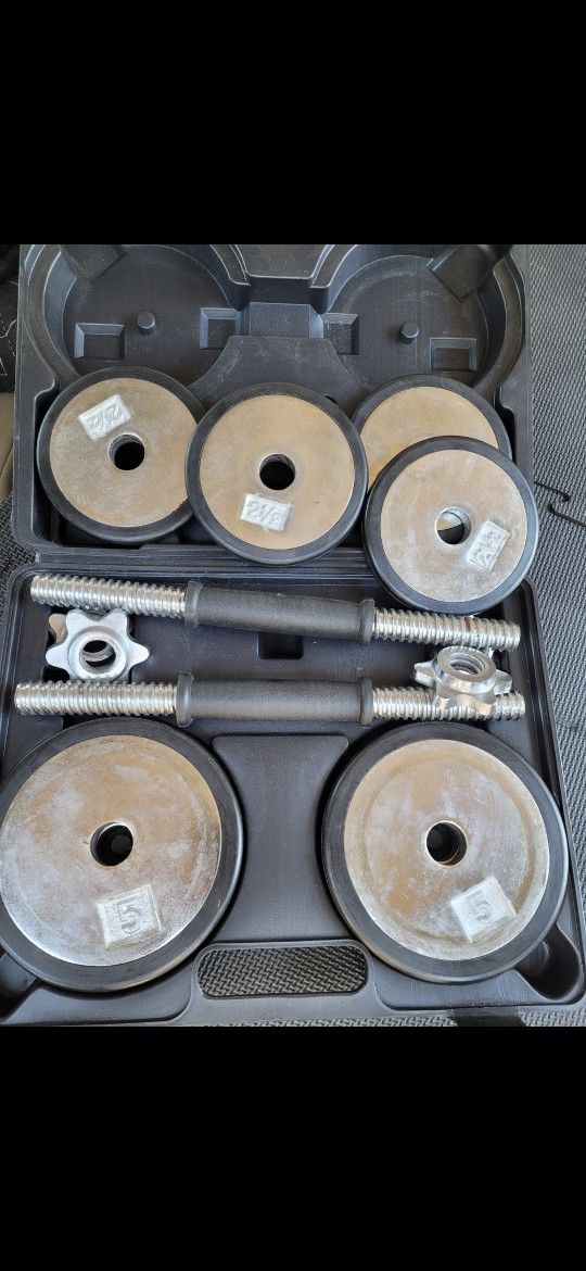 Adjustable Dumbells Weights