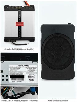 ​🔊 Premium Car Audio Setup – Alpine, JL Audio & Kicker (Like-New / Great Condition!)