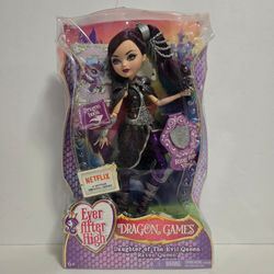 2015 Ever After High Dragon Games Daughter of The Evil Queen Raven Queen Doll
