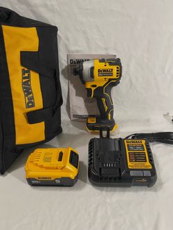 Brand new DeWalt atomic model 20V brushless impact driver tool set. $185 for the set.