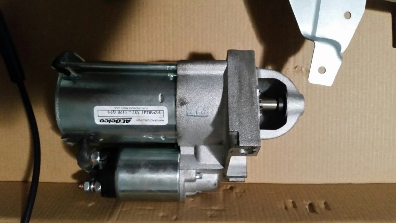 Starter And Driver Side Window Motor