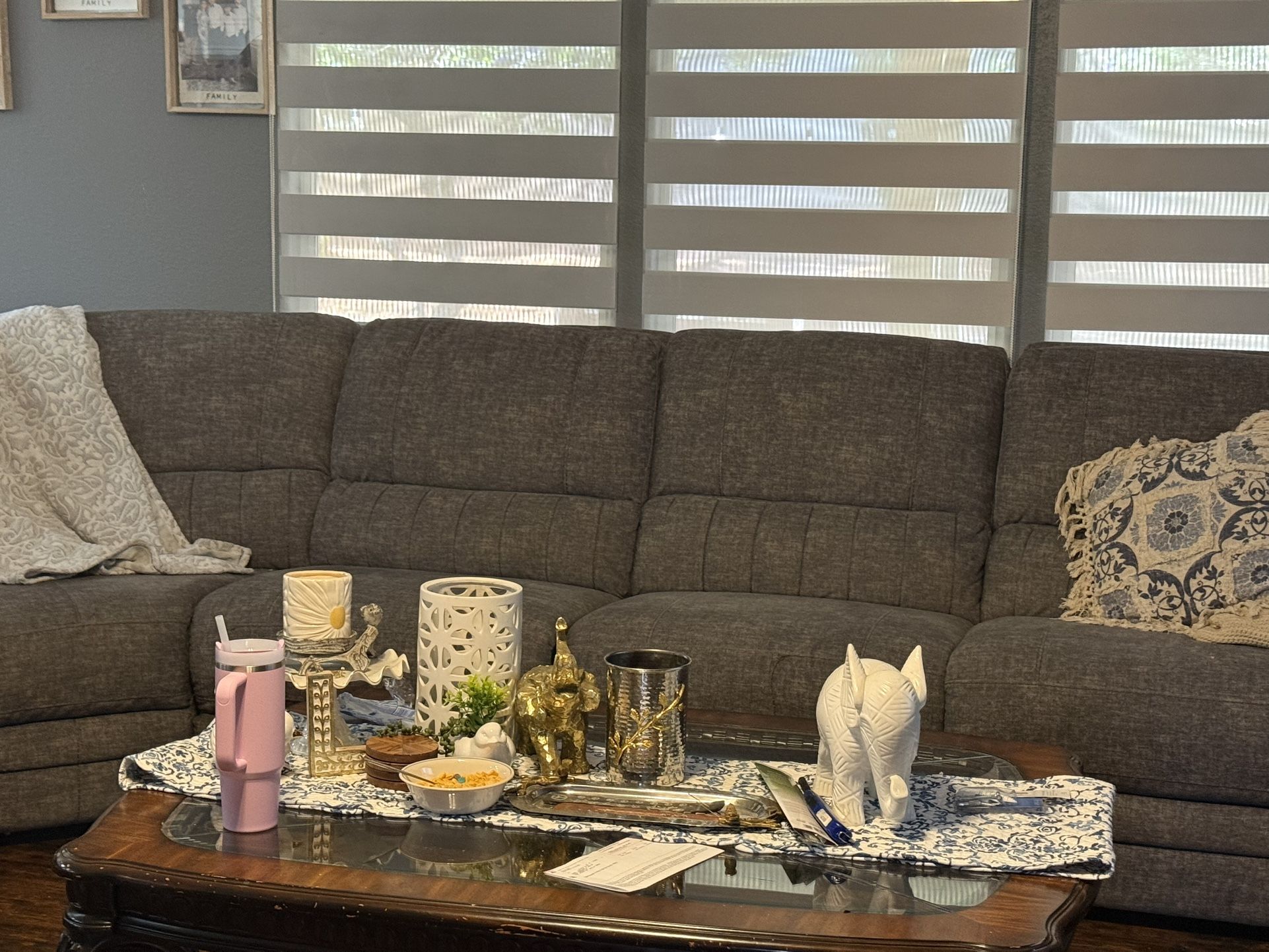 Gray Sectional Couch