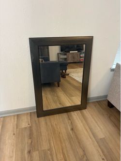 Home mirror. 32 inches width. 42 inches height.