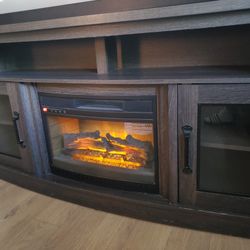 TV Stand w/ Fire Place 