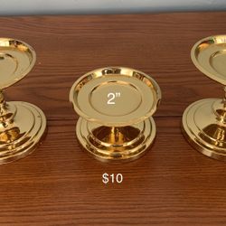 Partylite Falmouth Solid Brass Candle Holders Retired (Individual prices are listed in photo)