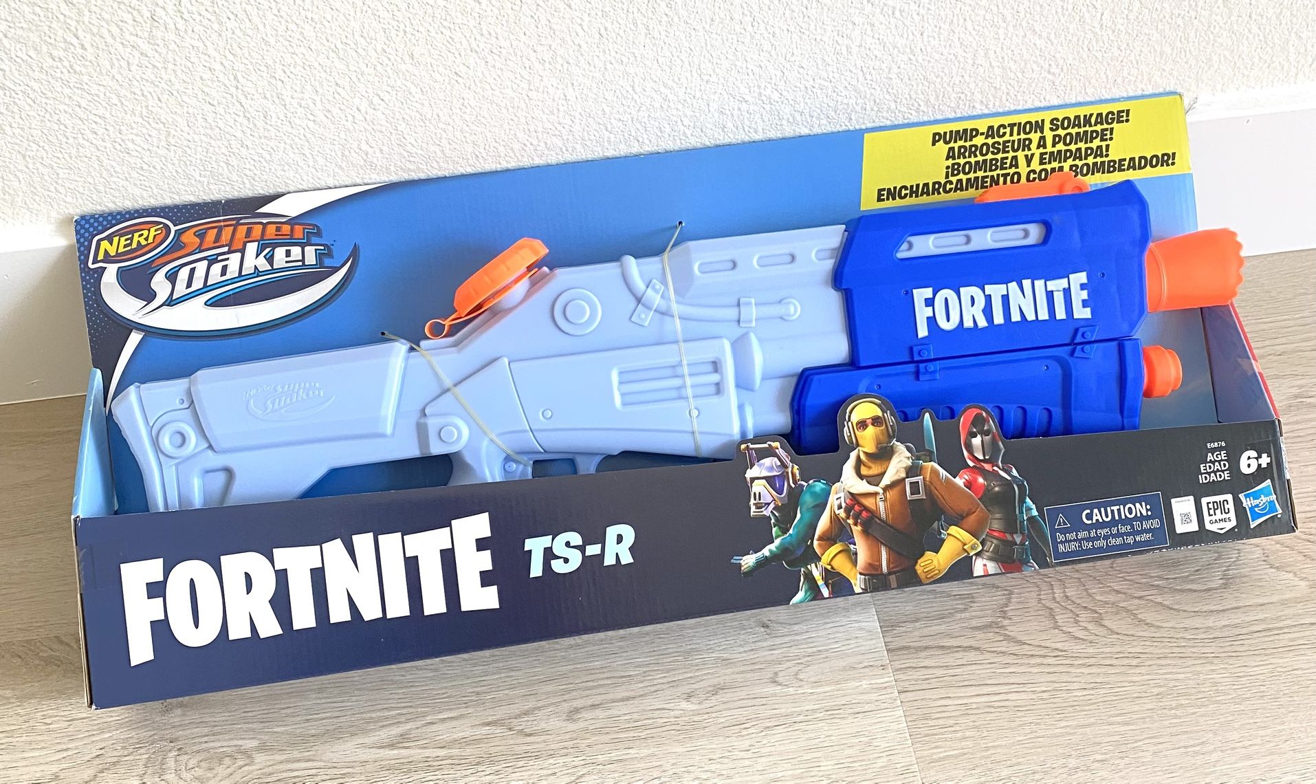 NERF FORTNITE SUPER SOAKER WATER GUN TS-R, NEW!!