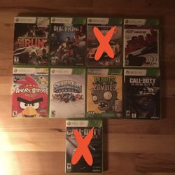 Xbox 360 & Playstation 4 Video Games