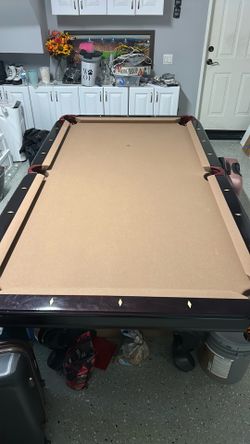 7 Foot Brunswick slate pool table