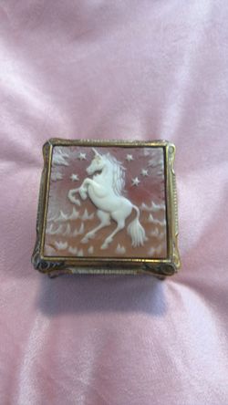 Antique Unicorn music box