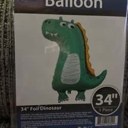 ‼️PLEASE DINT ASK IF AVAILABLE‼️ORDER TO BE MADE‼️ DINOSAUR BALLOON FOR BOQUET