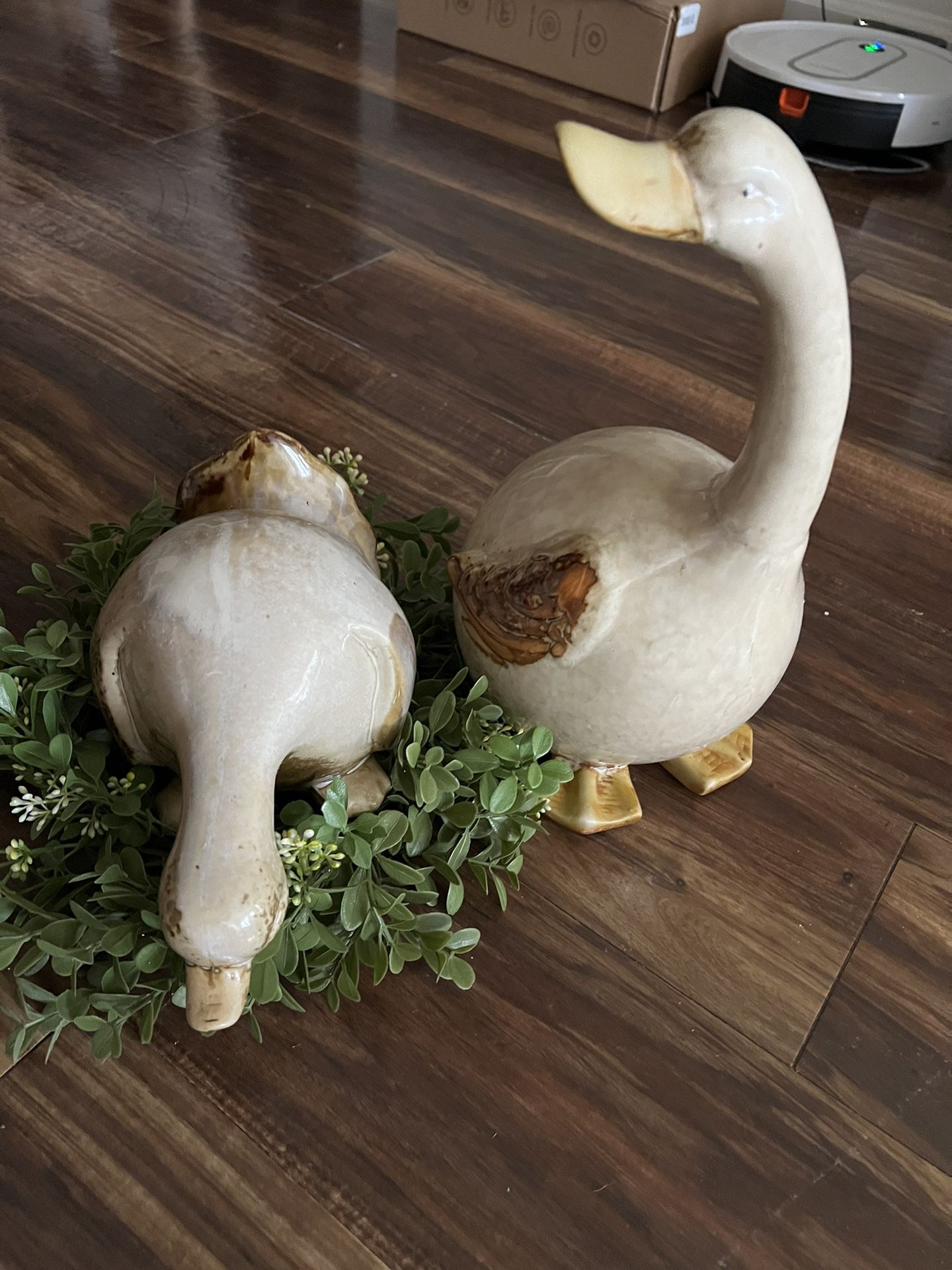 Ceramic Pair Of Ducks