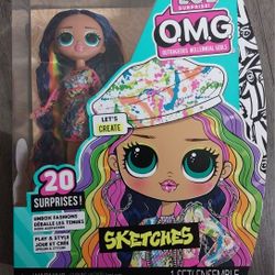 LOL Surprise OMG *SKETCHES* Fashion Doll With 20 Surprises