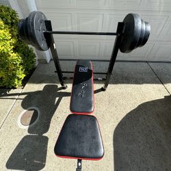 Marcy Pro Standard Bench (100 lb. Weight Set)