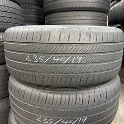 Used tires 235/40 R19 Davie Fl