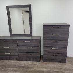 Cómoda Con Espejo Y Gavetero 