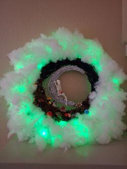 LED Cloud Wreath