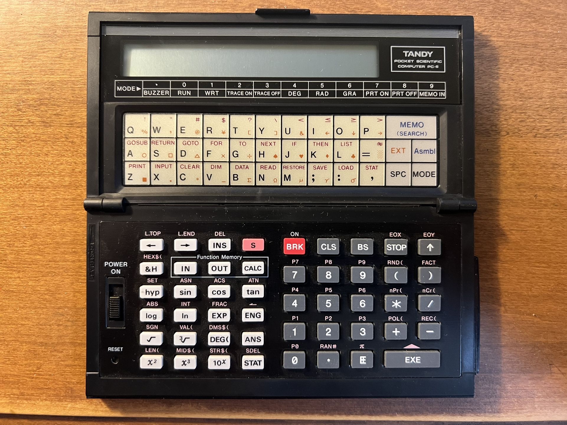 Tandy Pocket Computer PC-6