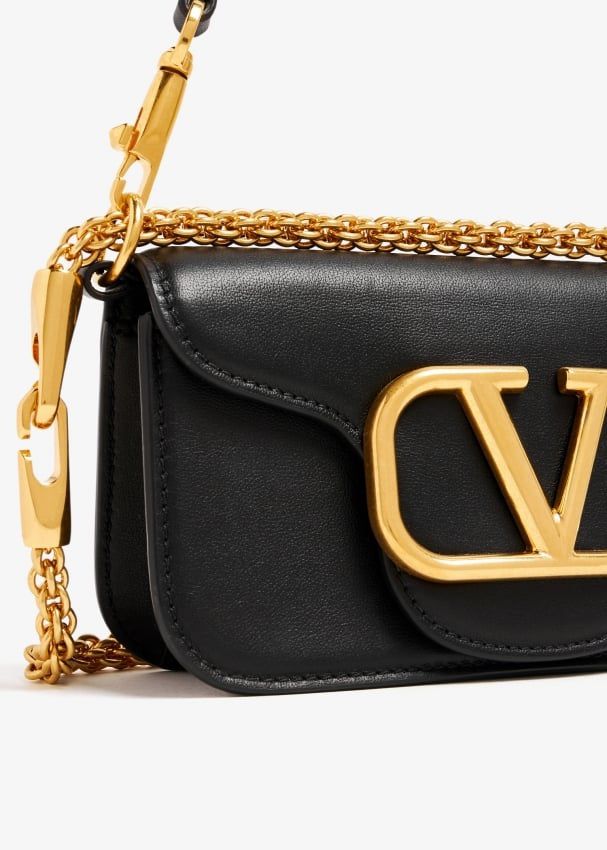 VALENTINO GARAVANI LOCÒ SMALL SHOULDER BAG IN CALFSKIN