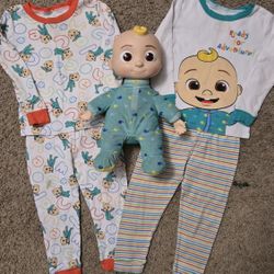Cocomelon pj pajama baby toddler clothes & Doll