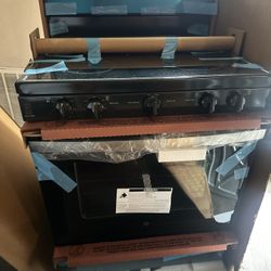 Glass Top Range New Oh Box