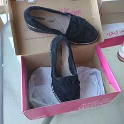 Clarks Sharon Dasher Blue Suede Shoe