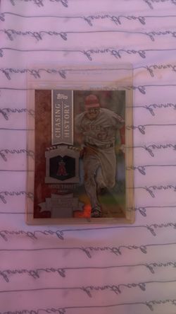 Mike Trout cards and Chris Sale