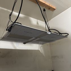Spider Farmer LED grow Light And Ventilation Setup.
