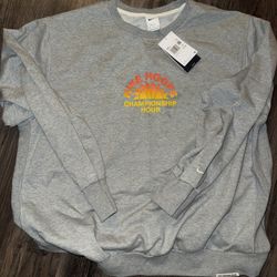 BRAND NEW! 2xl Nike Hoops Champion Hour Crewneck Sweater… 