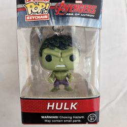 Funko Pocket Pop! Keychain featuring Hulk from Avengers: Age of Ultron. 
