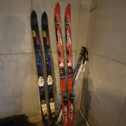 WILL DELIVER!!!Rossignal And Spitfire Skis And Poles