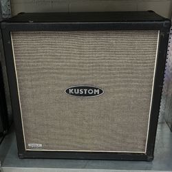 Kustom Q412B Straight Guitar Speaker Amp Cabinet *5088