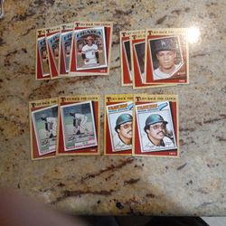 Turn Back The Clock Baseball Cards