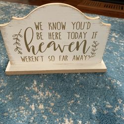 Wedding Sign For Table 
